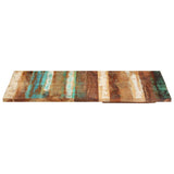 Rectangular Table Top 60x120 cm 25-27 mm Solid Reclaimed Wood 286057