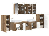 Bathroom Furniture Set 6 pcs Artisan Oak 3407174