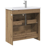 Bathroom Furniture Set Artisan Oak 81 x 40 x 84.5 cm 3404381