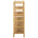 Shoe Rack with Shelf Natural 6-tier Bamboo 42028051