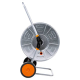 Hose Reel Cart for 110 m 1/2" or 80 m 3/4" Hose Steel 4005282