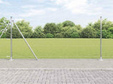 Welded Wire Fence with Concrete Base 100 x 1.6 m 3353885