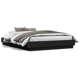 Bed Frame without Mattress Black 120x190 cm Small Double 3209885