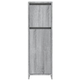 Bathroom Cabinet Grey Sonoma 30x30x95 cm Engineered Wood 815553