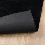 Rug OVIEDO Short Pile Black 140x200 cm 375557