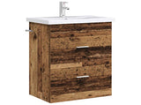 Bathroom Under Sink Cabinet Old Wood 56 x 37.5 x 81 cm 890710