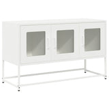 ZNTS TV Cabinet White 100.5x39x60.5 cm Cold-rolled Steel 853343