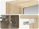 Bathroom Mirror Cabinet with Shelf Sonoma Oak 80 x 14.5 x 70 cm 889105