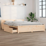 Bed Frame without Mattress with Drawers 160x200 cm 3103569