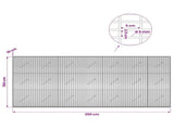 Gabion with 5 mm Wire and 5x2.5 cm Mesh 350x10x150 cm 3463513