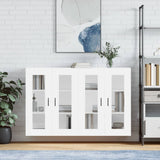 Wall Mounted Cabinets 2 pcs White Engineered Wood 3197953