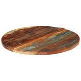 Round Table Top 70 cm 25-27 mm Solid Reclaimed Wood 286039