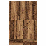 Storage Bed Frame with Drawer Old Wood 135 cm Engineered Wood 3335707