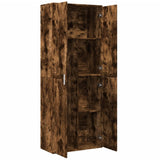Highboard Smoked Oak 70x35x180 cm Engineered Wood 3276662