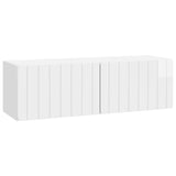 Wall-Mounted TV Cabinet High Gloss White 98 x 31 x 30 cm 898389
