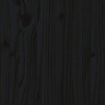 Bedside Cabinets 2 pcs Black 40x35x61.5 cm Solid Wood Pine 813698