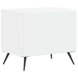 TV Cabinet White Engineered Wood 897555