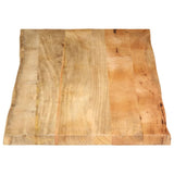 Table Top 140x60x3.8 cm Live Edge Solid Wood Mango 370745
