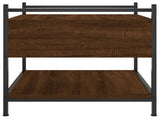 Coffee Table Brown Oak 50x50x50 cm Engineered Wood 833969