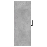 Wall Mounted Cabinet Concrete Grey 34.5x34x90 cm Engineered Wood 830512