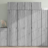 Highboard Grey Sonoma 70x42.5x185 cm Engineered Wood 3281425