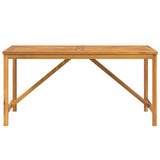 Garden Dining Table 150x90x74 cm Solid Wood Acacia 362241