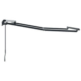 Awning Frame Retractable Manual Anthracite 2.5 x 2 m Metal 42002544
