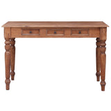 Desk with Drawers 117x57x75 cm Solid Mahogany Wood 283909