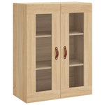 Wall Mounted Cabinets 2 pcs Sonoma Oak Engineered Wood 3197916