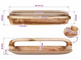 Fruit Bowl JEPARA Teak Brown 61 x 21 x 21 cm 42010343