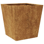 ZNTS Garden Planter 40x40x40 cm Weathering Steel 851064