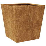 ZNTS Garden Planter 40x40x40 cm Weathering Steel 851064