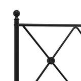 Metal Replace Headboard Black 180cm 376538