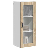 Wall Glass Cabinet LUCCA Sonoma Oak 40 x 31 x 100 cm 885097