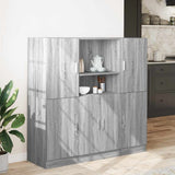 3 Piece Kitchen Cabinet Set Grey Sonoma Engineered Wood 3324156