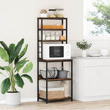 Kitchen Shelf Smoked Oak 60 x 40 x 168 cm Engineered Wood 883882