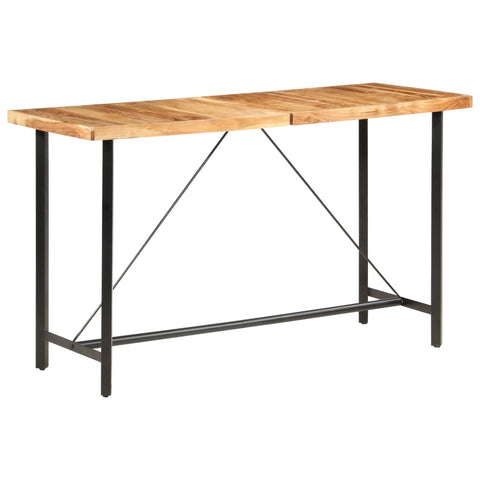 ZNTS Bar Table 180x70x107 cm Solid Sheesham Wood 286596