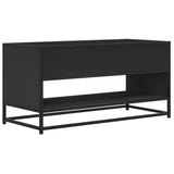 TV Cabinet Black 91x40x46 cm Engineered Wood and Metal 848884