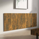 Wall Headboard Smoked oak Engineered wood 240 cm x 1.5 cm x 80 cm 816979