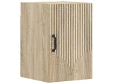 3 Piece Bathroom Cabinet Set HOORN Sonoma Oak Engineered Wood 3417794