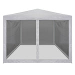 Party Tent with 4 Mesh Sidewalls 4x3 m 45109