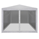 Party Tent with 4 Mesh Sidewalls 4x3 m 45109