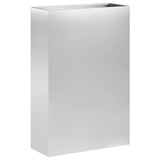 Garden Planter Silver 40 x 20 x 75 cm Galvanised Steel 8005438