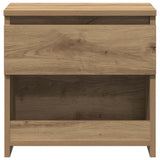 Bedside Cabinets 2 pcs Artisan Oak 40x30x39 cm Engineered Wood 856409