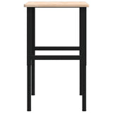 Workbench 100x60x cm Solid Wood Oak Rectangular 3309678