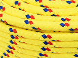 Multipurpose Utility Rope 12 mm 250 m Yellow PP 930 kg Max Load 3473299