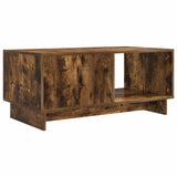Coffee Table Smoked Oak 90 x 50 x 40 cm Engineered Wood 894040
