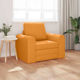 Sofa Bed Dark Yellow 98 x 71 x 83 cm Fabric 4106663