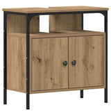 Bathroom Sink Cabinet Artisan Oak 60x30x60 cm Engineered Wood 862233