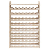 Wine Rack with Top Board 72.5x25x111.5 cm Solid Wood Pine 4007562
